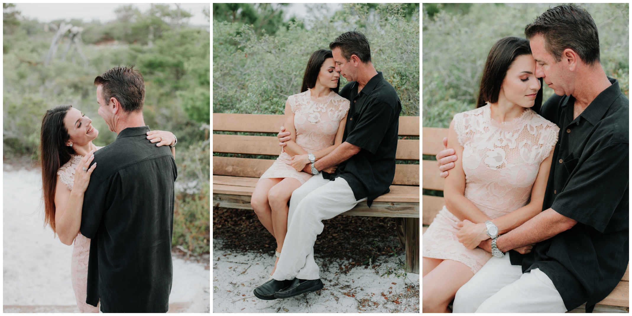 Romantic engagement photos taken by South Florida Wedding Photographer