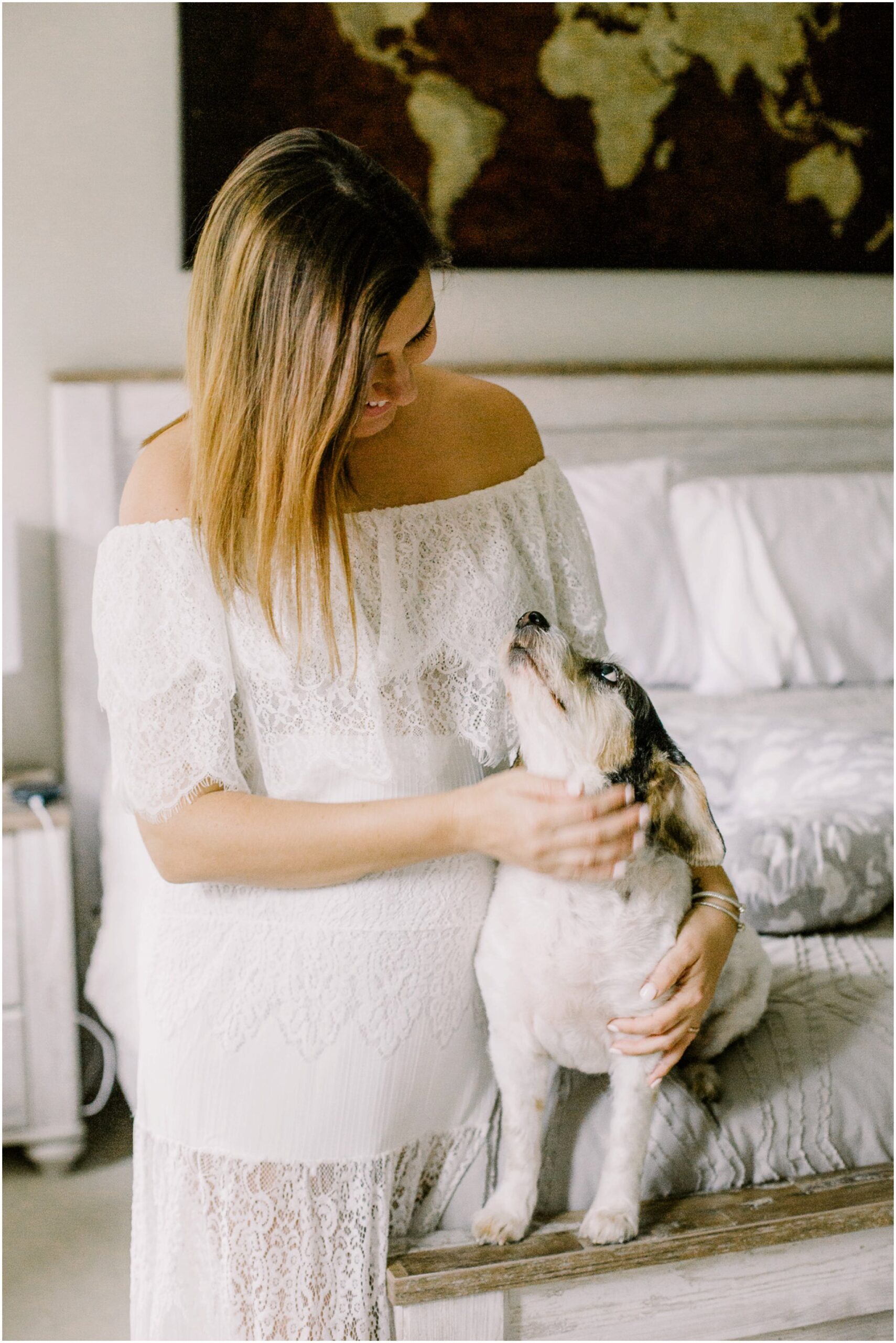 I love capturing fur babies with their humans at sessions. This little doll, LuLu is soooo dang sweet Y’all! She is gonna be the best big sis to baby Rj!